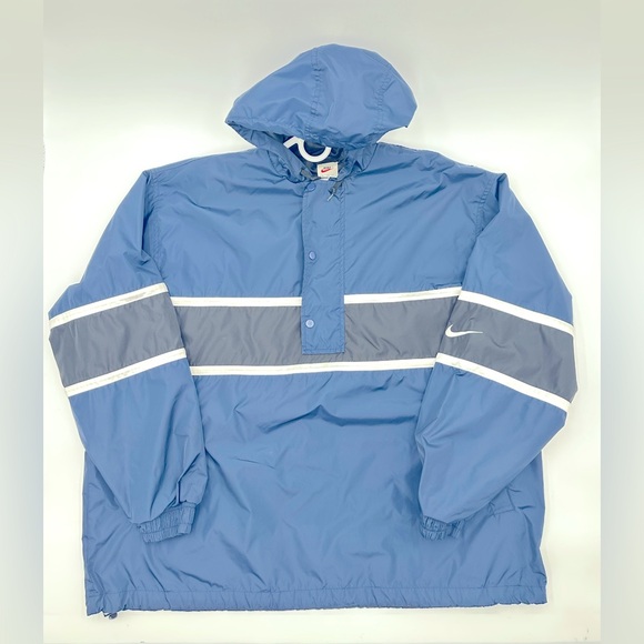 Nike Other - Men’s Nike Vintage 90's Classic Stripes Hooded Windbreaker Sz XL